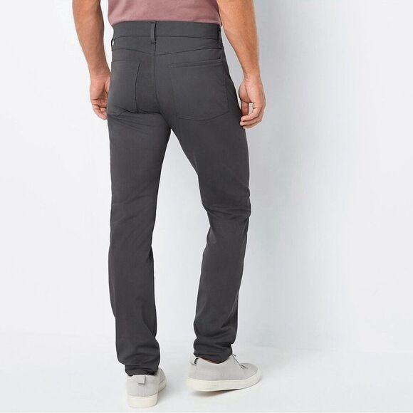 Stylus Men's 5 Pocket Pant Stretch Slim Fit Size 34"x 34" CHARCOAL GRAY msrp $60 - Picture 2 of 4